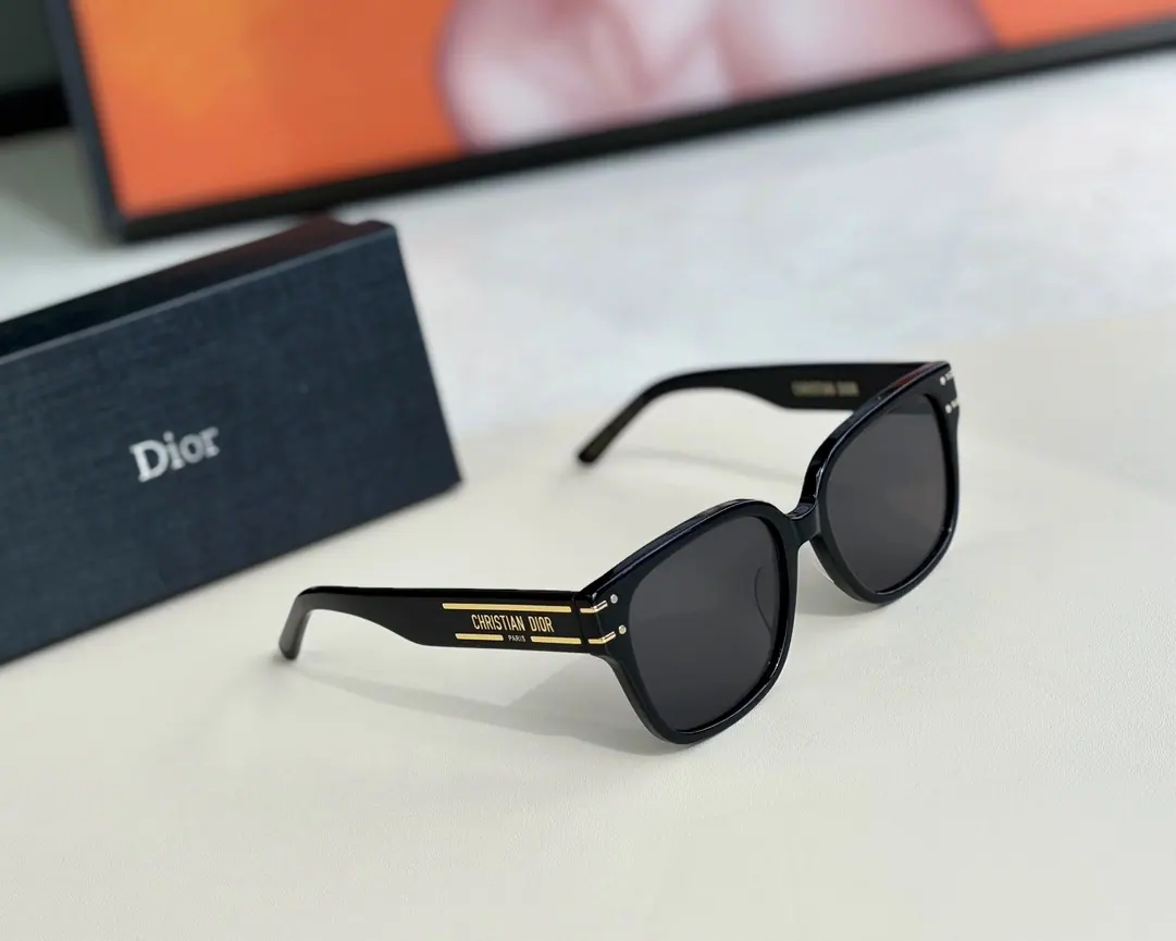 DiorSignature S7F 太阳镜 黑色 方框