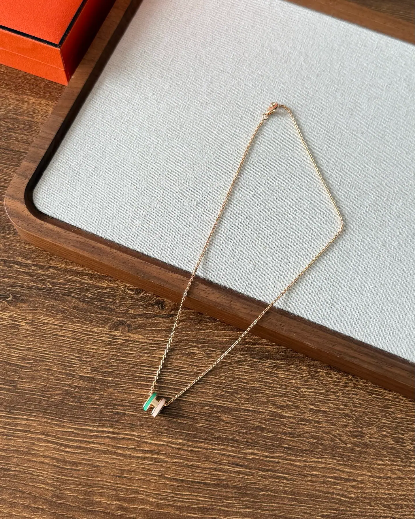 Hermes Mini Pop 项链 40cm