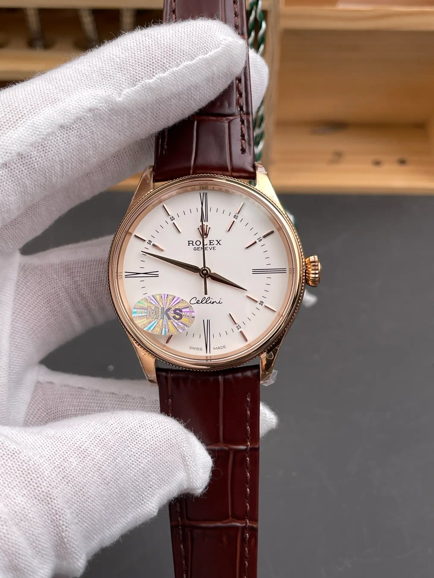MKS l 3132 l 39mm l 劳力士 Cellini 50505