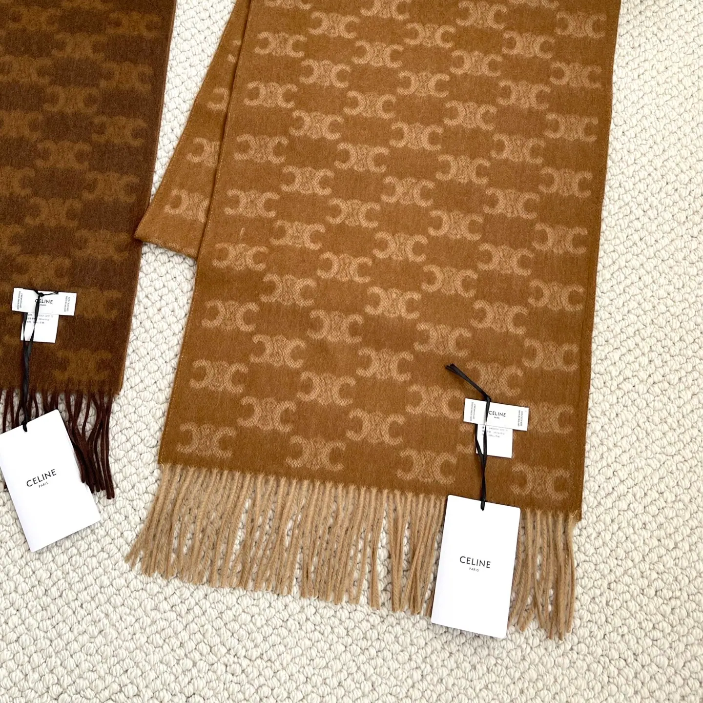 思琳 Monogram 羊绒围巾 36X186cm