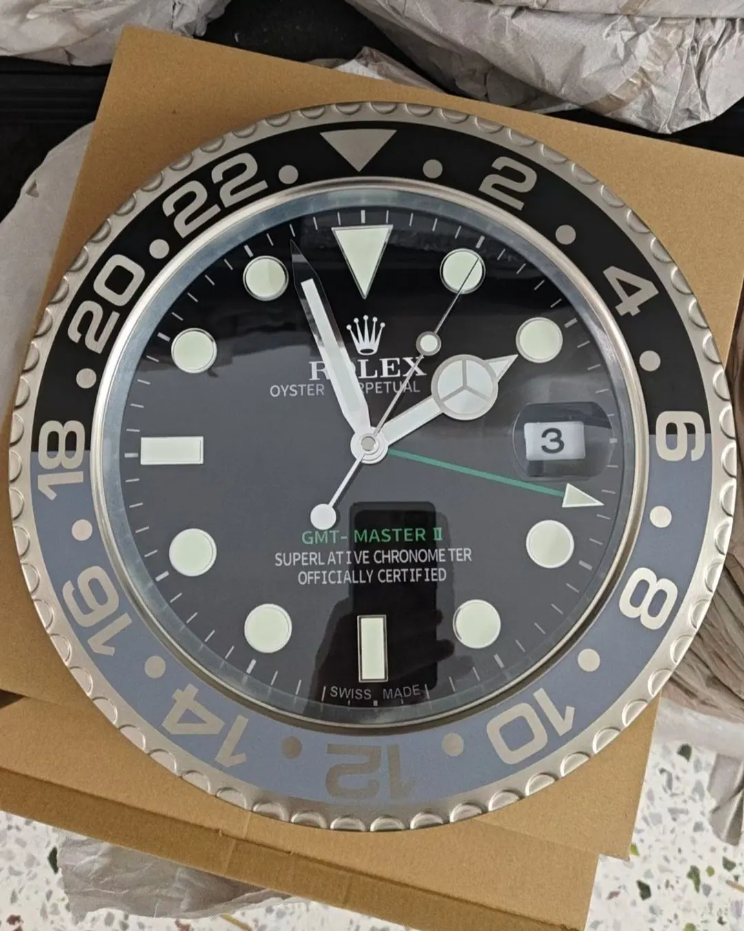 劳力士 GMT 挂钟 35cm