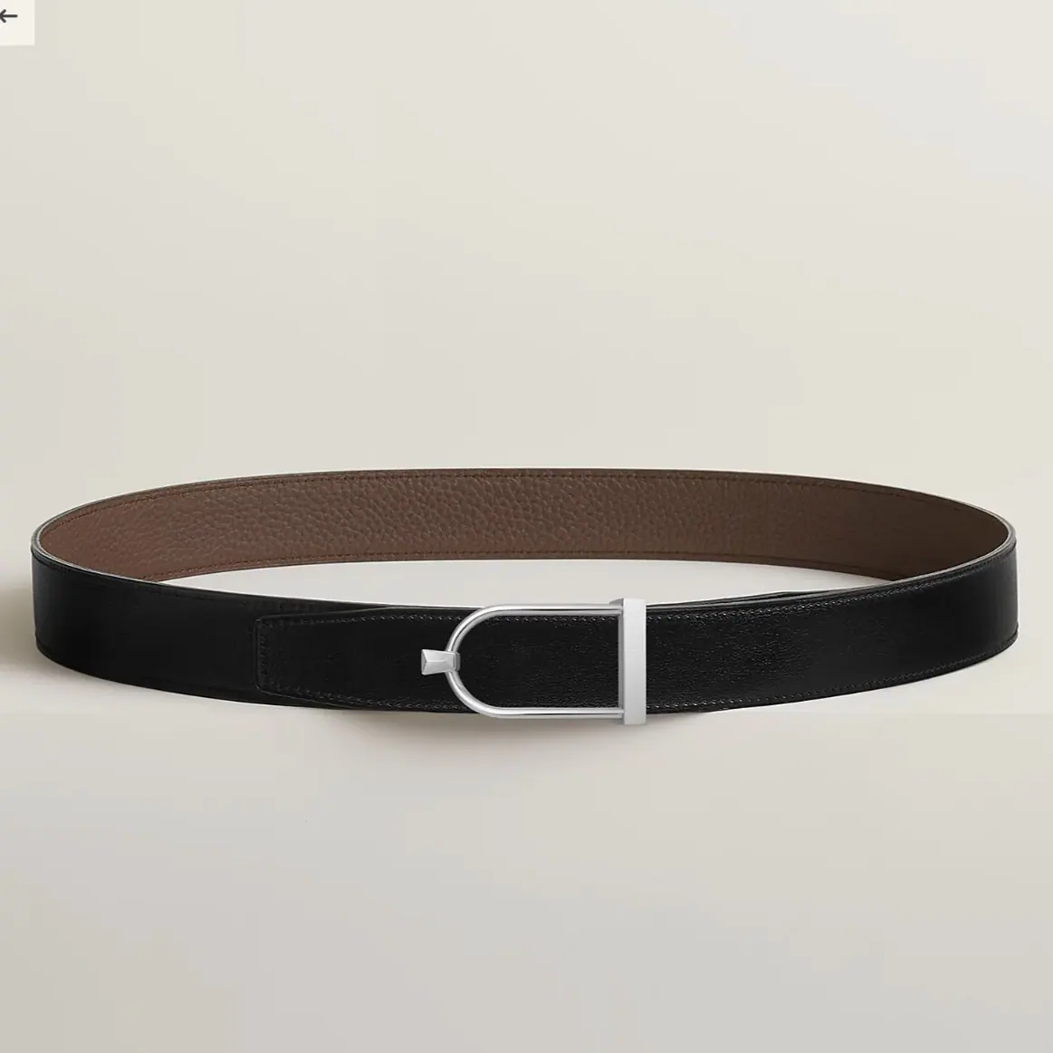 Ecrin 腰带扣与可翻转皮革腰带 32mm