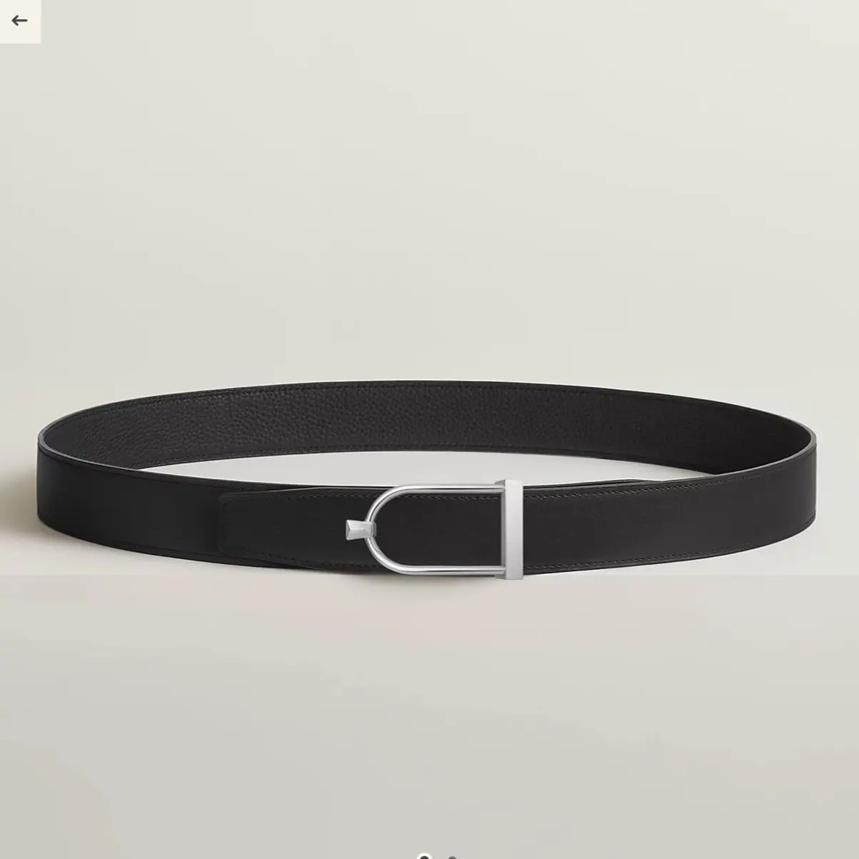 Ecrin 腰带扣与可翻转皮革腰带 32mm