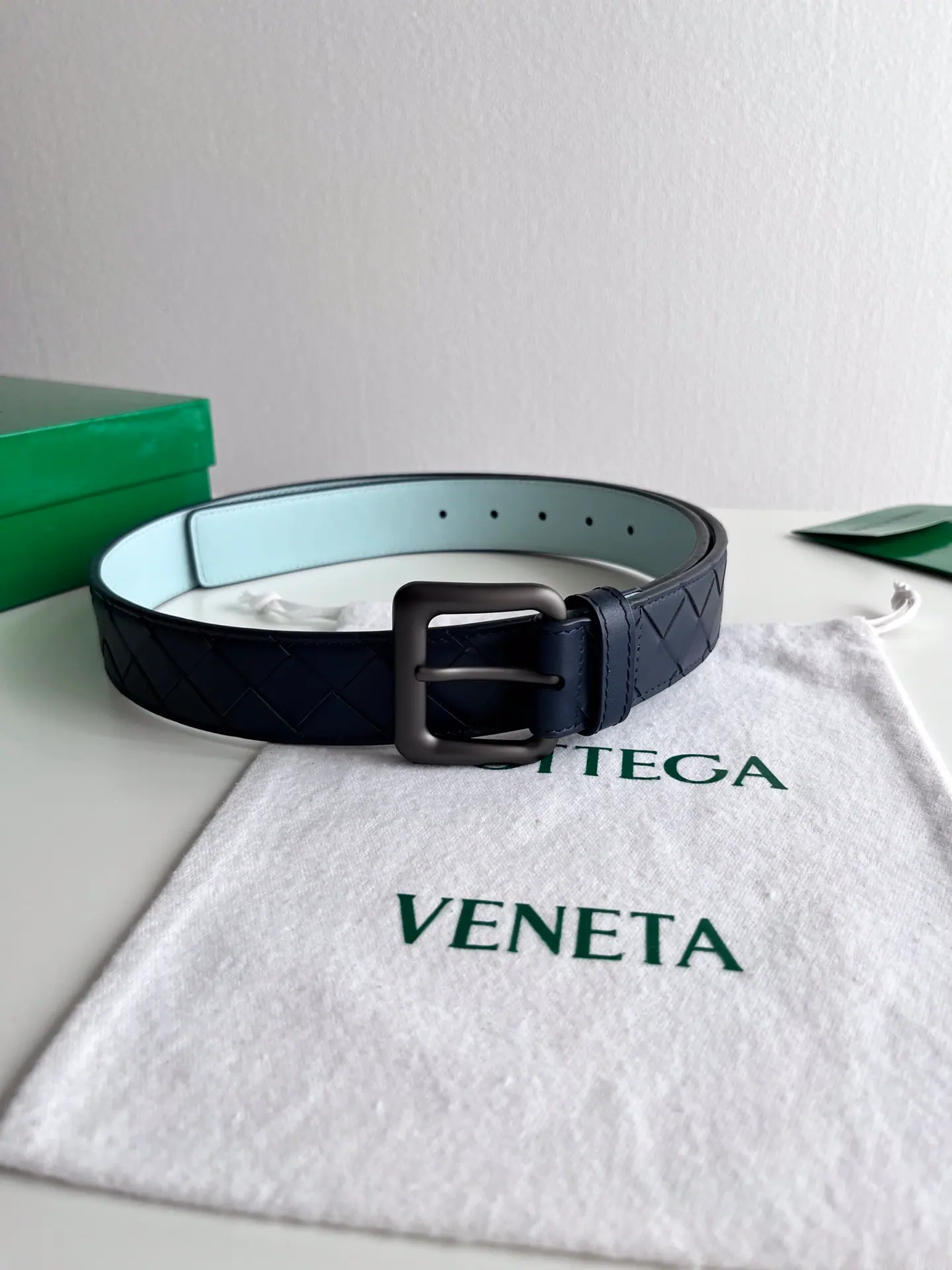 Bottega Veneta Intreccio 编织皮带 35mm