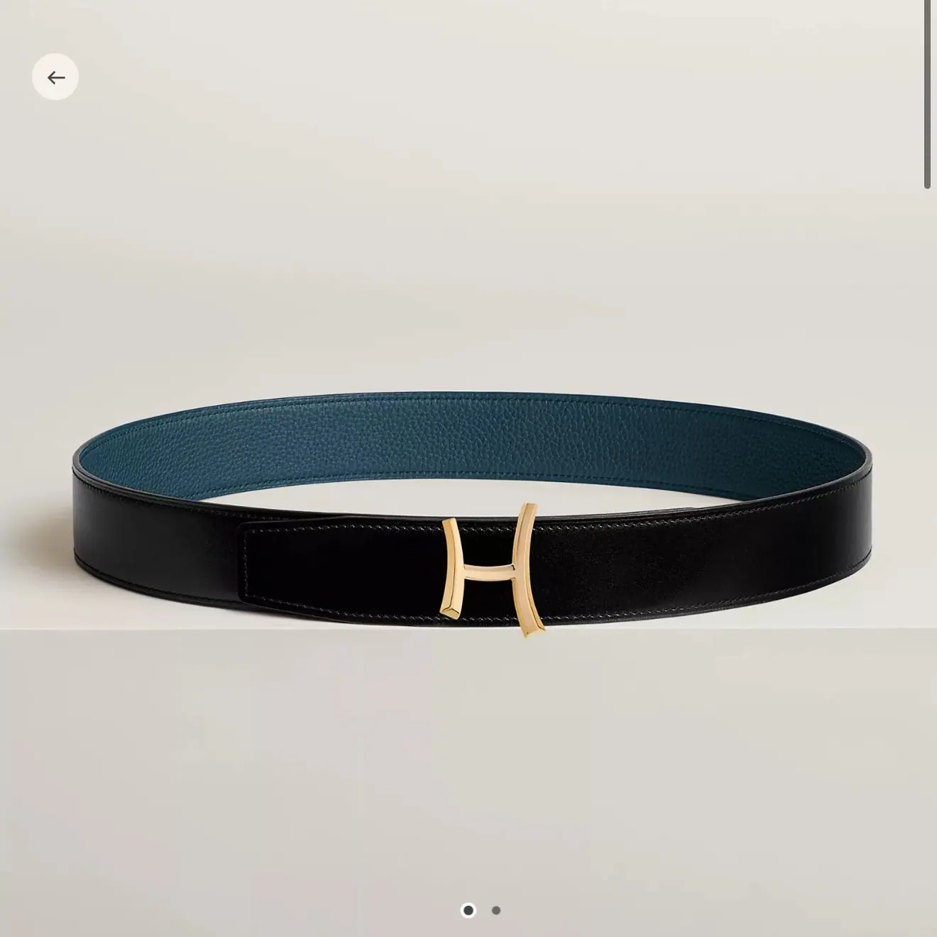 爱马仕-刷面佩玛拉斯皮带 38mm