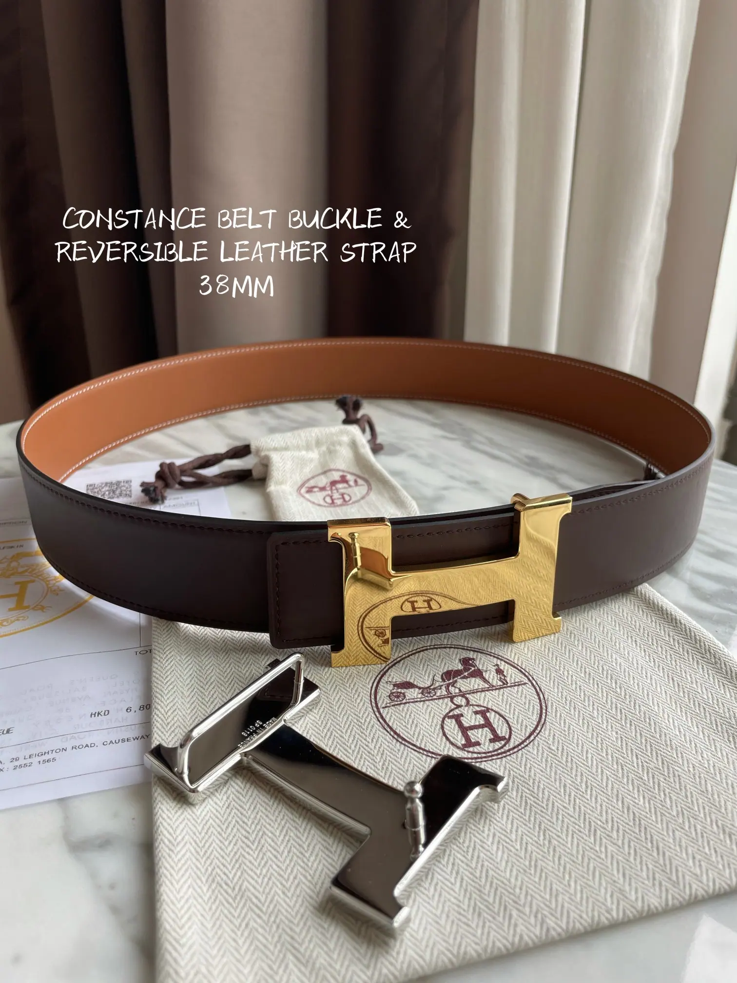 Hermes-CONSTANCE 腰带 38mm