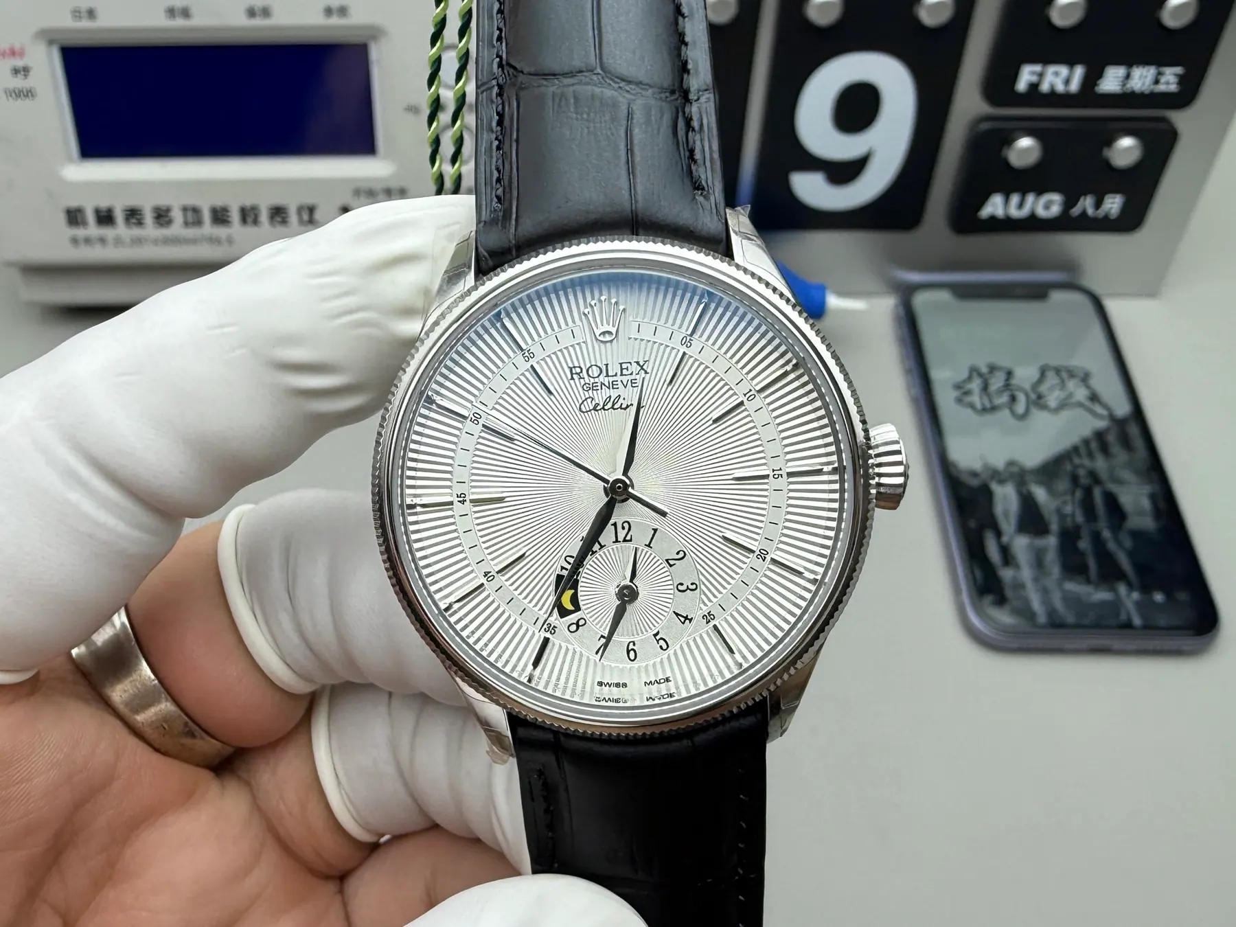 KZ l 3180 l 39mm l 劳力士 Cellini Dual Time 50529