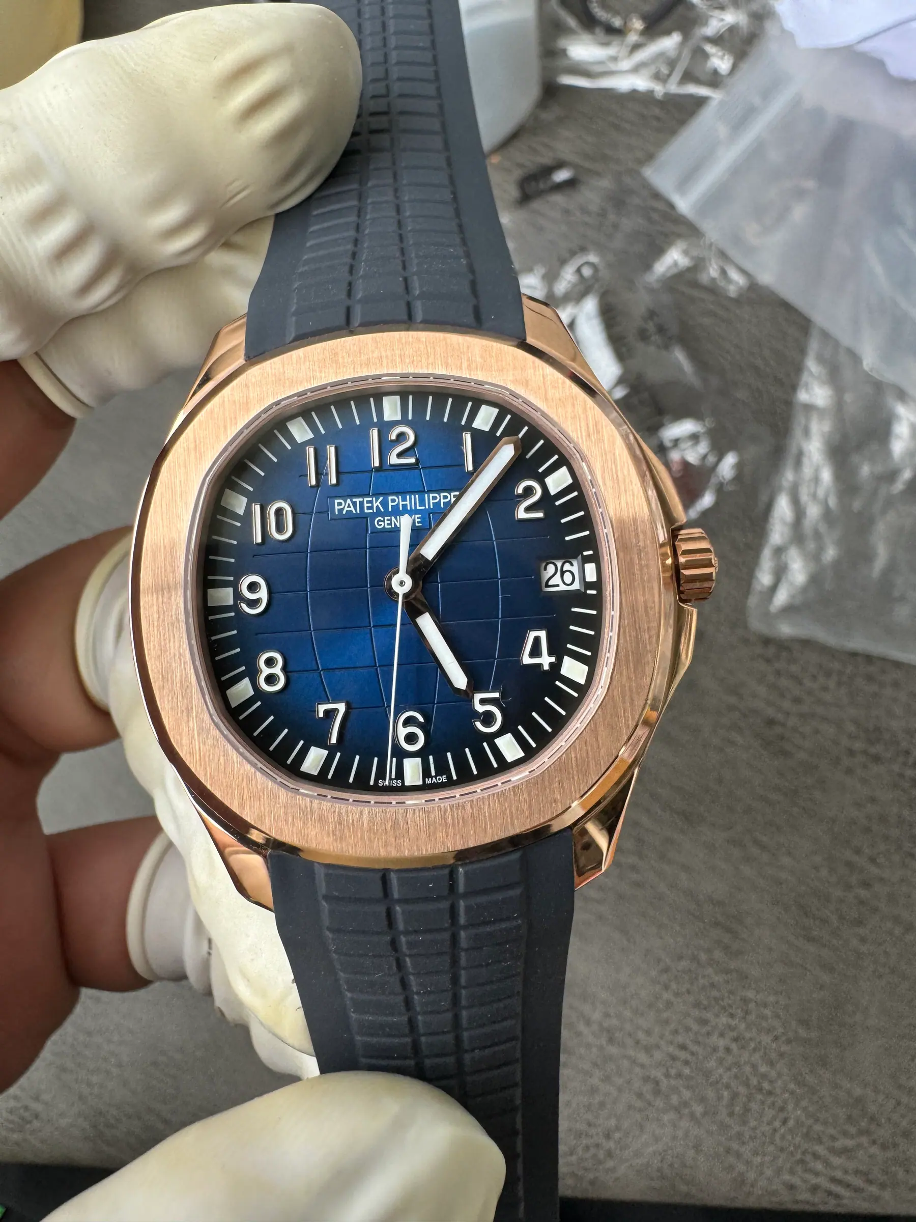 DDF | 330机芯 l 40mm l 百达翡丽 Aquanaut 5167R 113g
