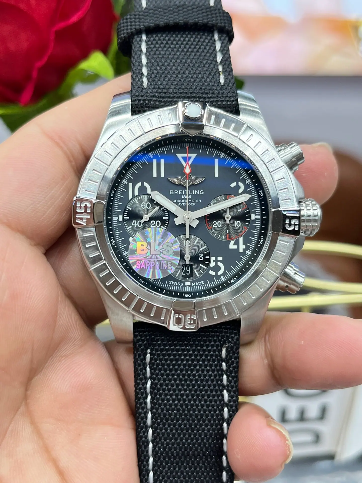 BLS l 7750 l 45mm l 百年灵 Avenger B01 计时码表