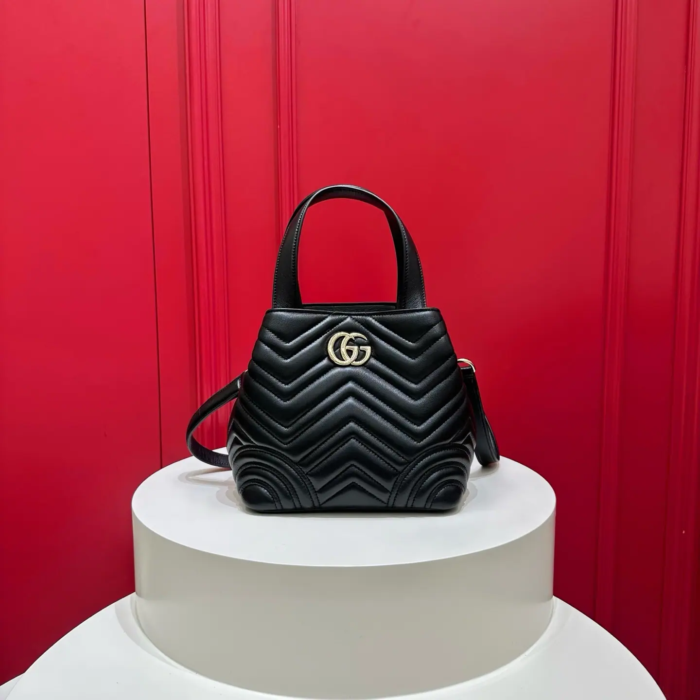 古驰 [GG Marmont] 小号托特包 8437386 18cm x18cm x 12.5cm