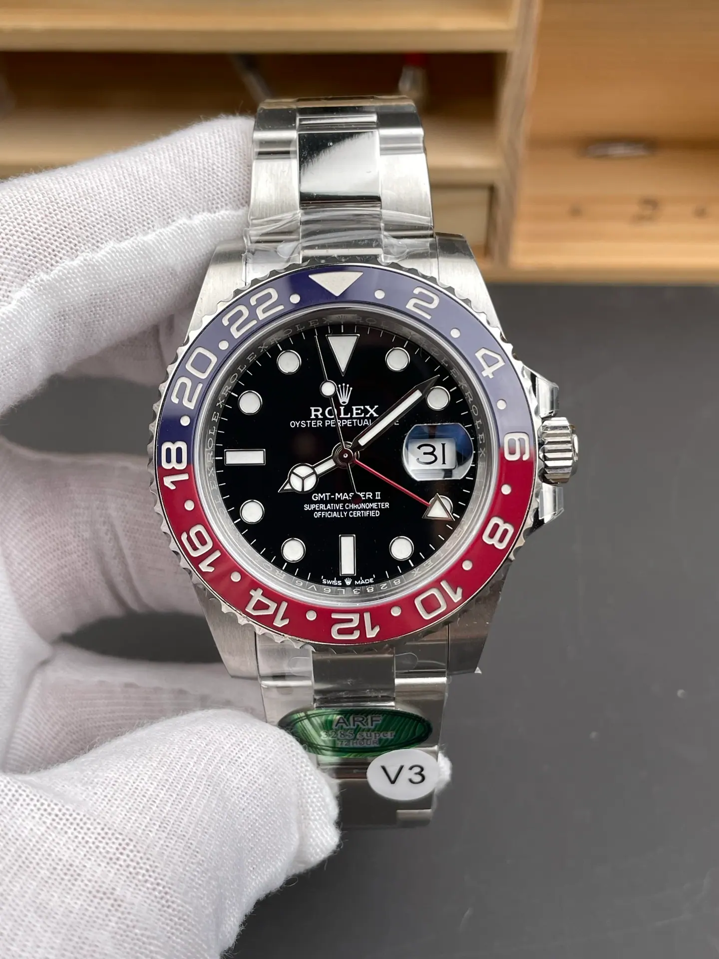ARF | 3285机芯|劳力士 GMT-大师 II V3 126710BLRO