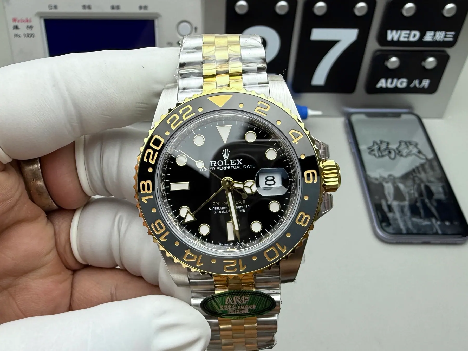 ARF l 3285 l 40mm l 劳力士 GMT-大师 II m126713grnr-0001 170g