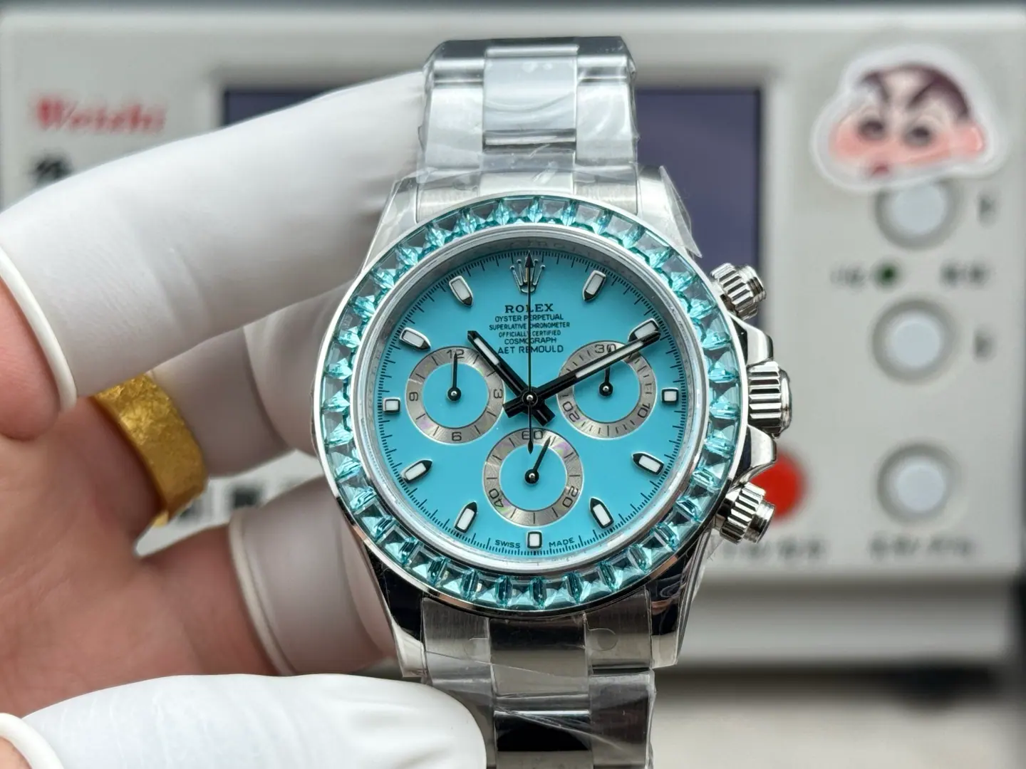 HEH l 4801/4130 l 40mm l 劳力士 Daytona 改装定制合成钻石