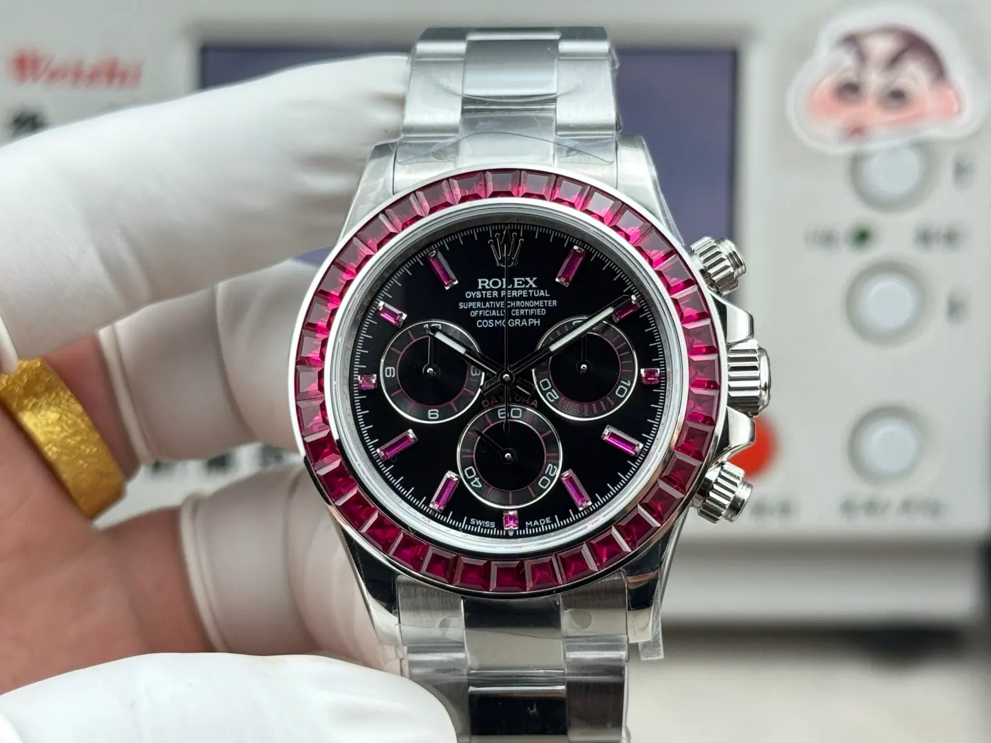 HEH l 4801/4130 l 40mm l 劳力士 Daytona 改装定制合成钻石