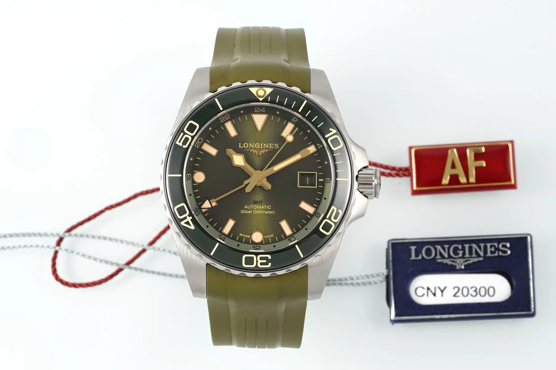AF l 41mm l 2836 l 浪琴 HydroConquest GMT L3.790.4.96.6