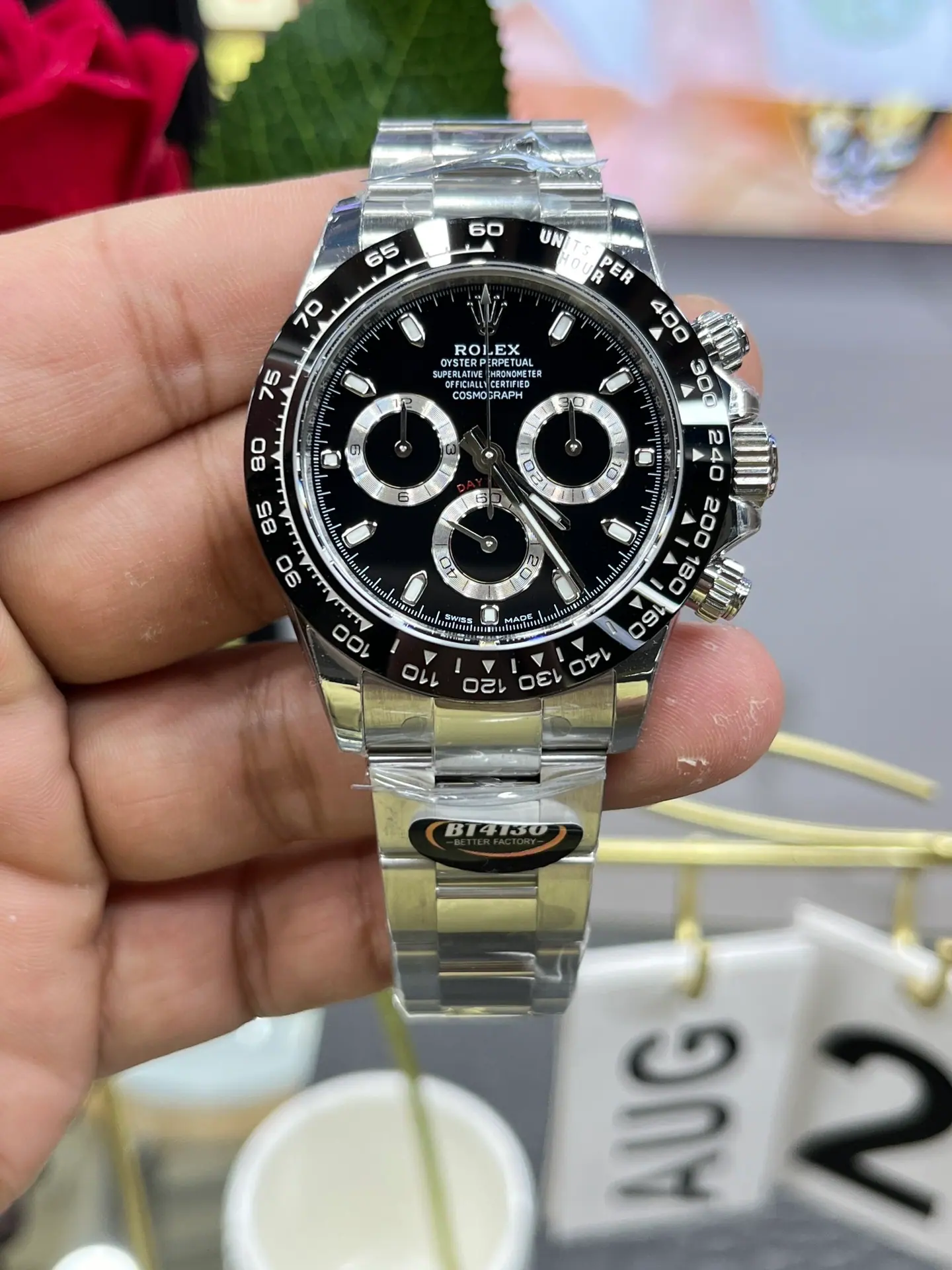 BT | 4130 机芯|40mm l 劳力士 Daytona 116520