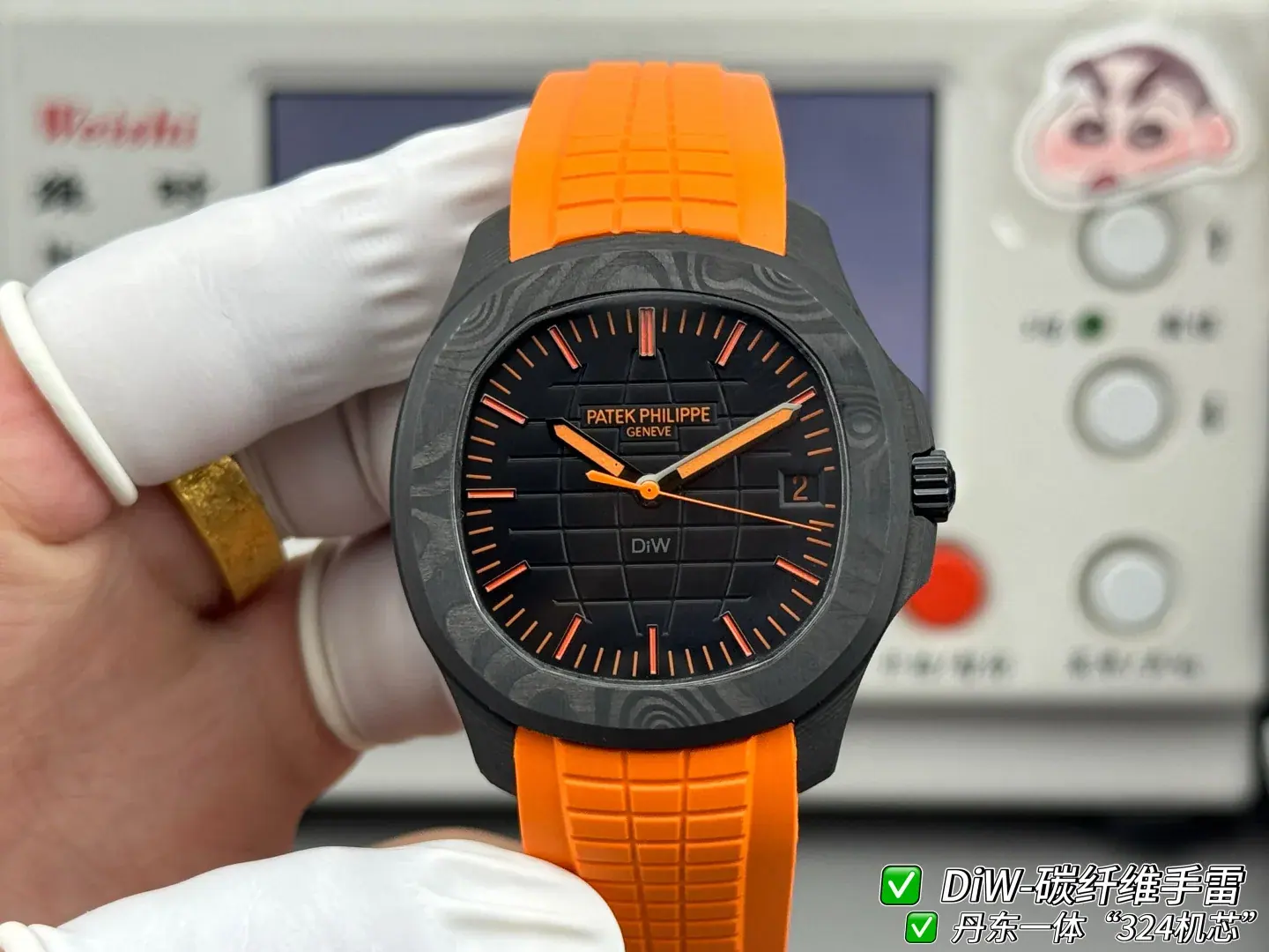 DIW | Cal.324机芯|40mm l 百达翡丽 5167 碳纤维