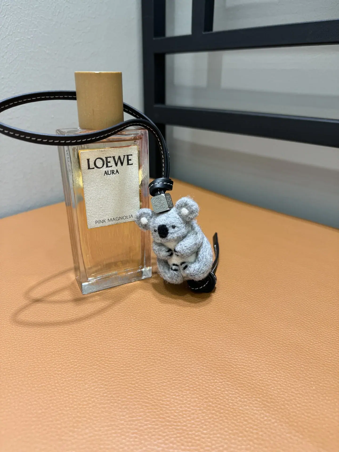 罗意威 毛毡和小牛皮挂饰