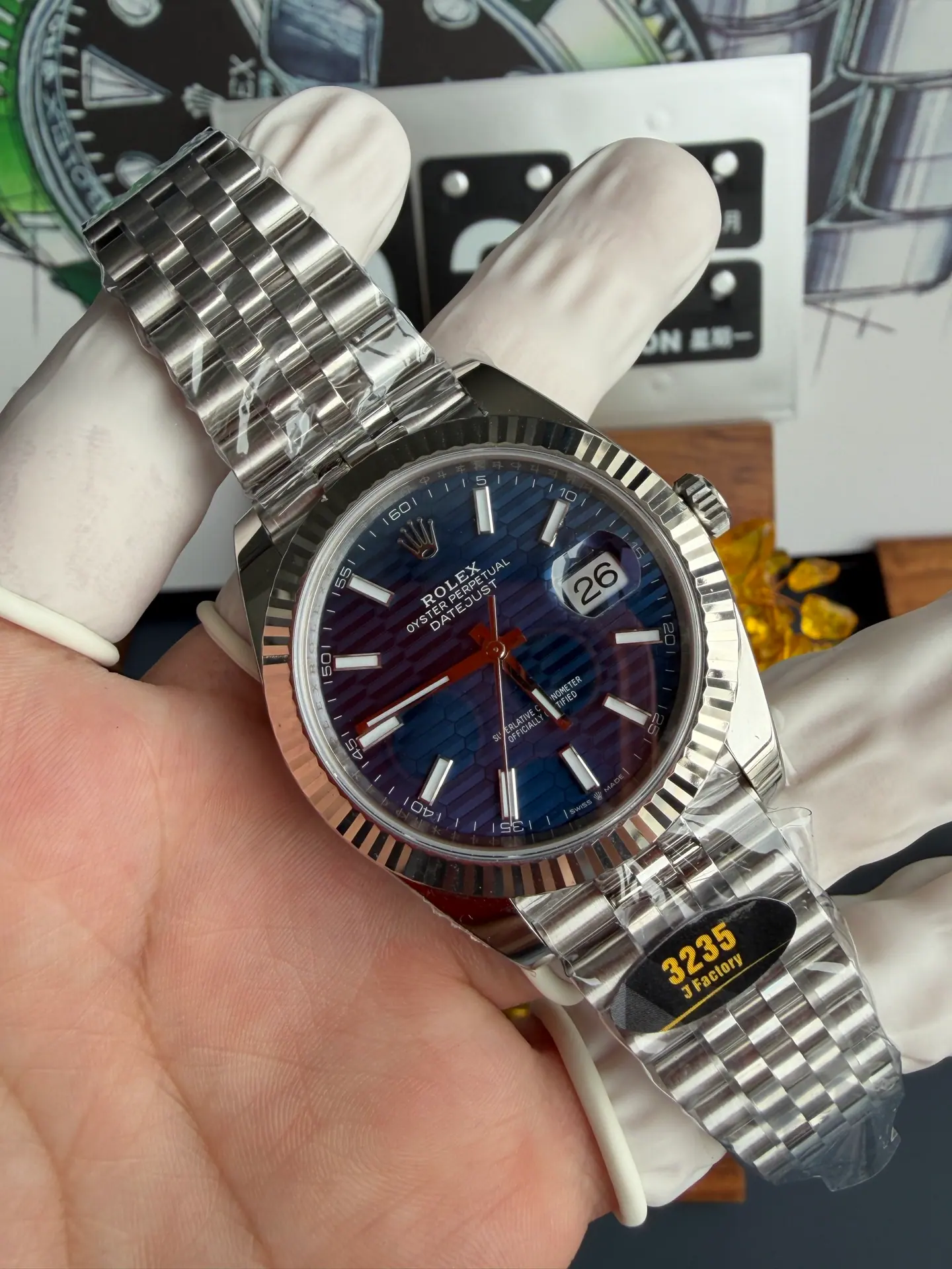 JF | 3235 机芯｜41mm l 劳力士 Datejust 126334 自由摆轮（Free-sprung）
