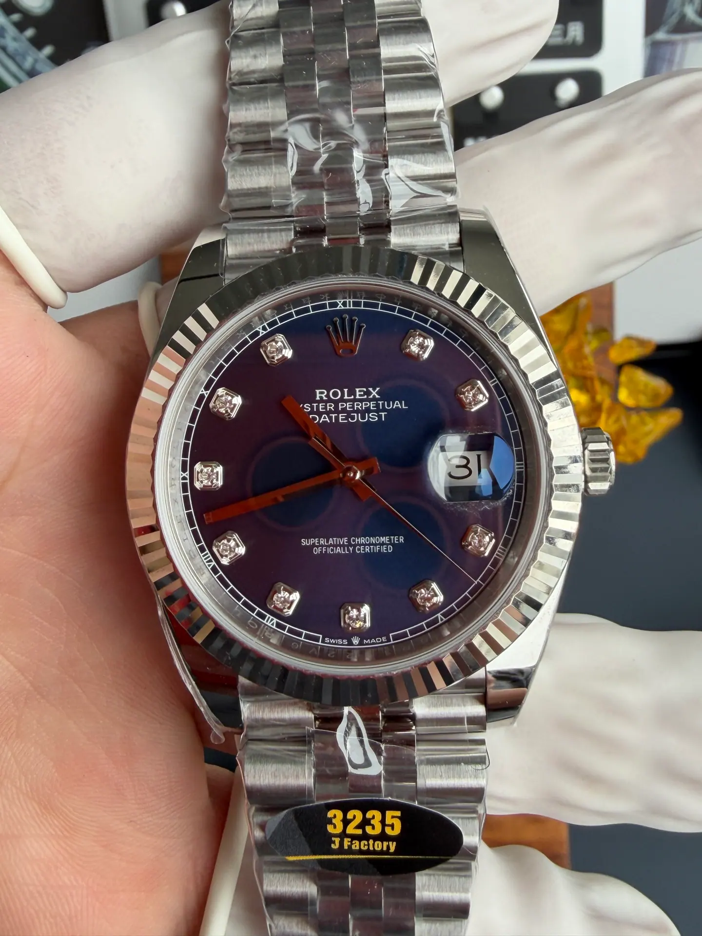 JF | 3235 机芯｜41mm 罗莱克斯 Datejust 126334 自由摆轮（Free-sprung）