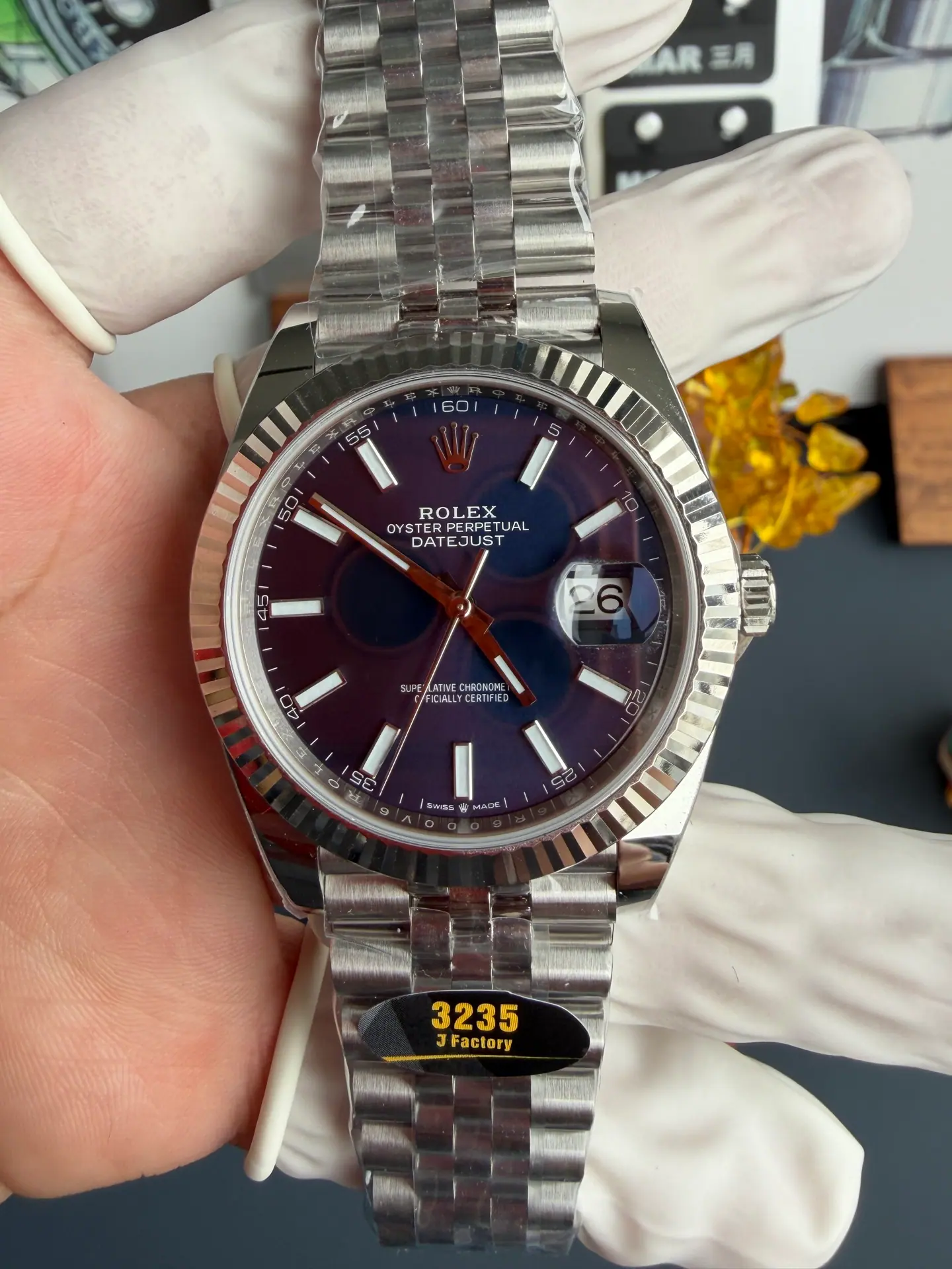 JF | 3235 机芯|41mm l 劳力士 Datejust 126334 自由摆轮(Free-sprung)