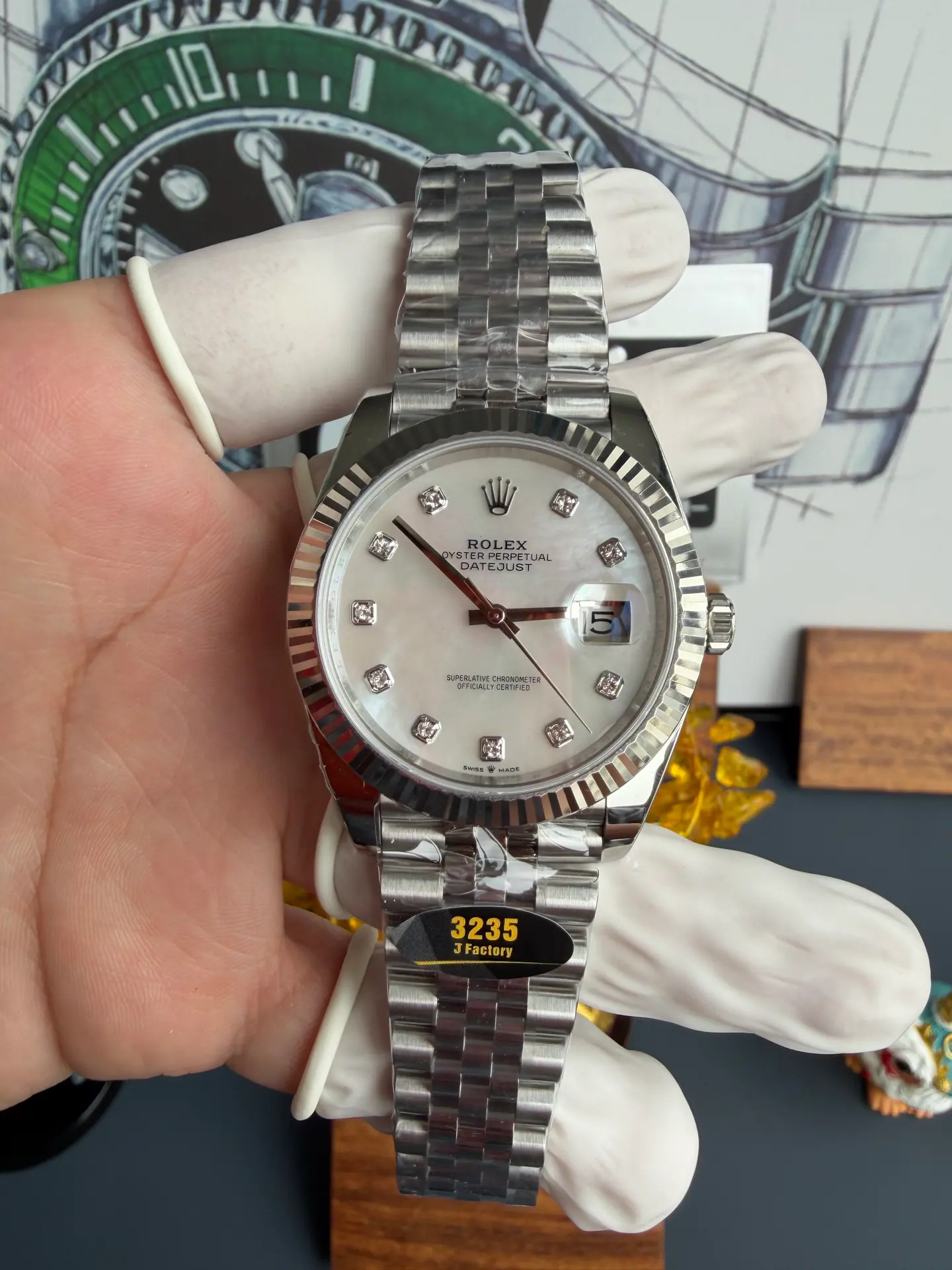 JF|3235 机芯|41mm|劳力士 Datejust 126334 Free-sprung