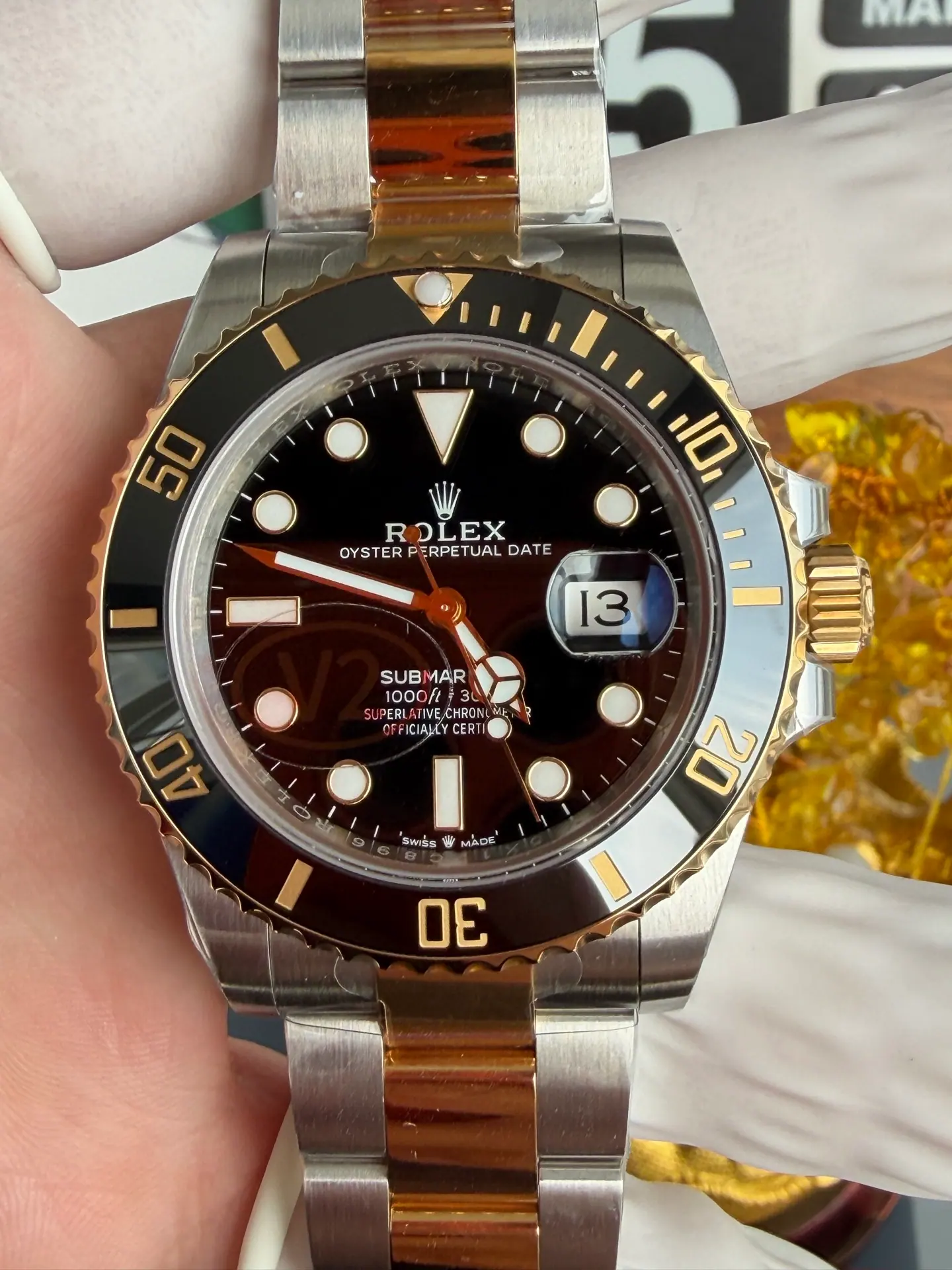 VS | 3235机芯｜41mm l 劳力士潜航者型126613LN 178g