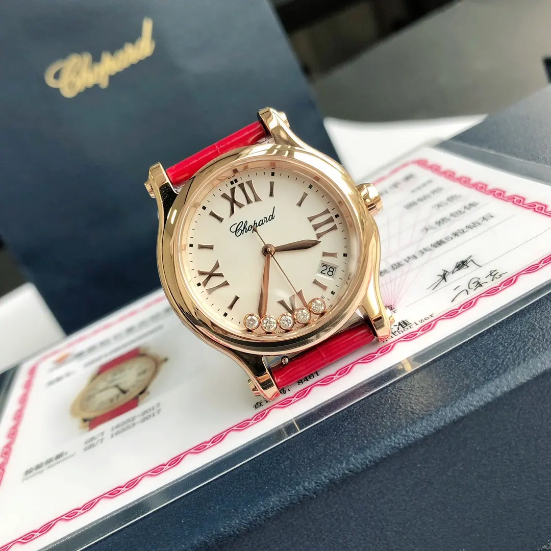 石英机芯萧邦 Happy Sport 36mm l 钻石