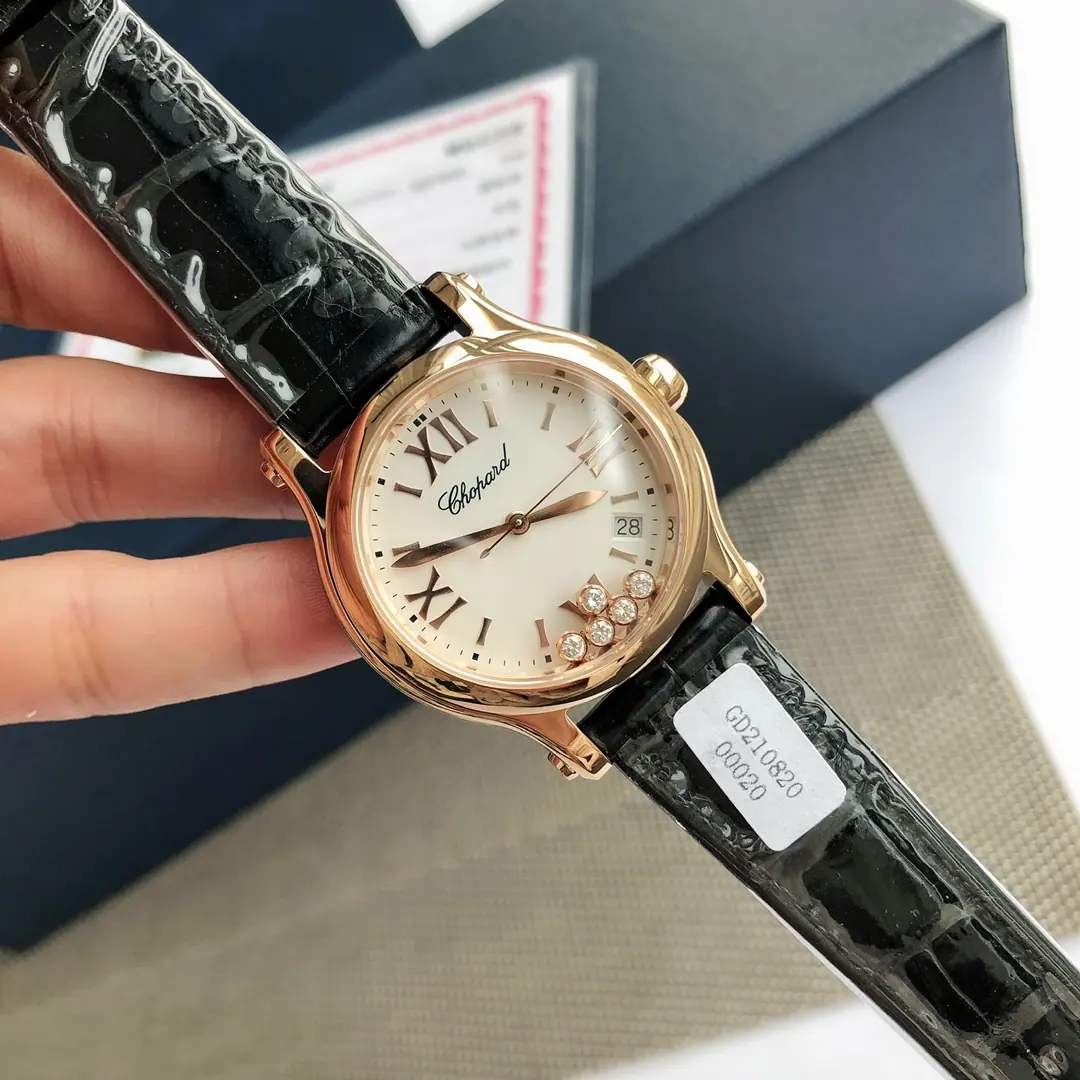 石英机芯 萧邦 Happy Sport 36mm|钻石