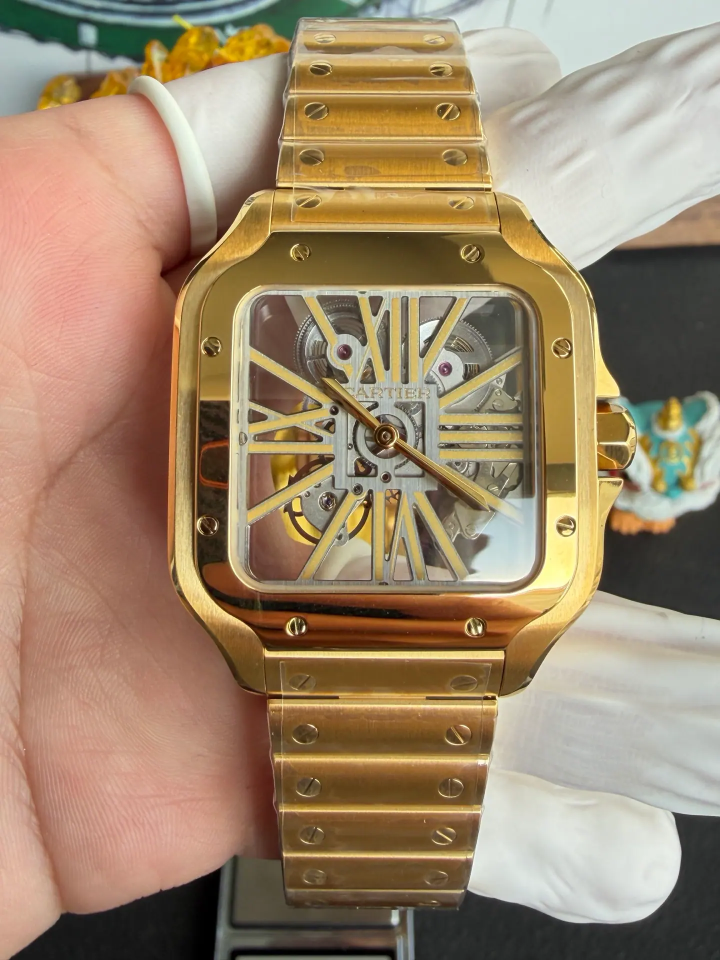 RICH l 9611MC l 39.8mm l 卡地亚 Santos WHSA0015