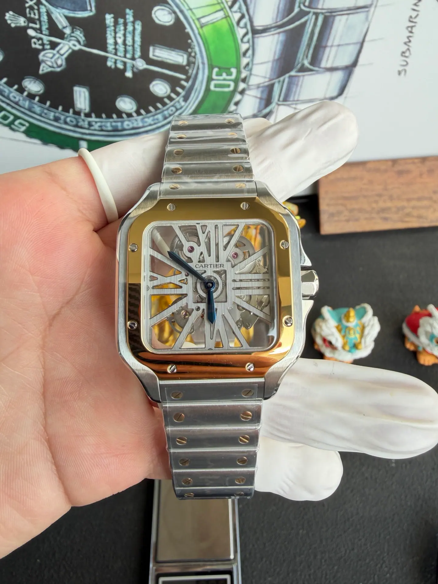 RICH l 9611MC l 39.8mm l 卡地亚山度士 WHSA0015
