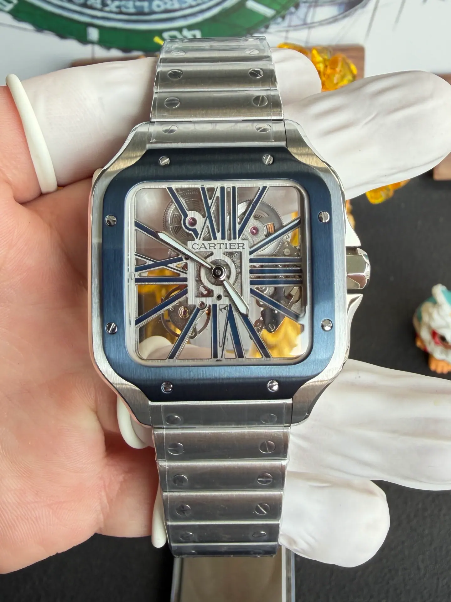 RICH l 9611MC l 39.8mm l 卡地亚 Santos WHSA0015