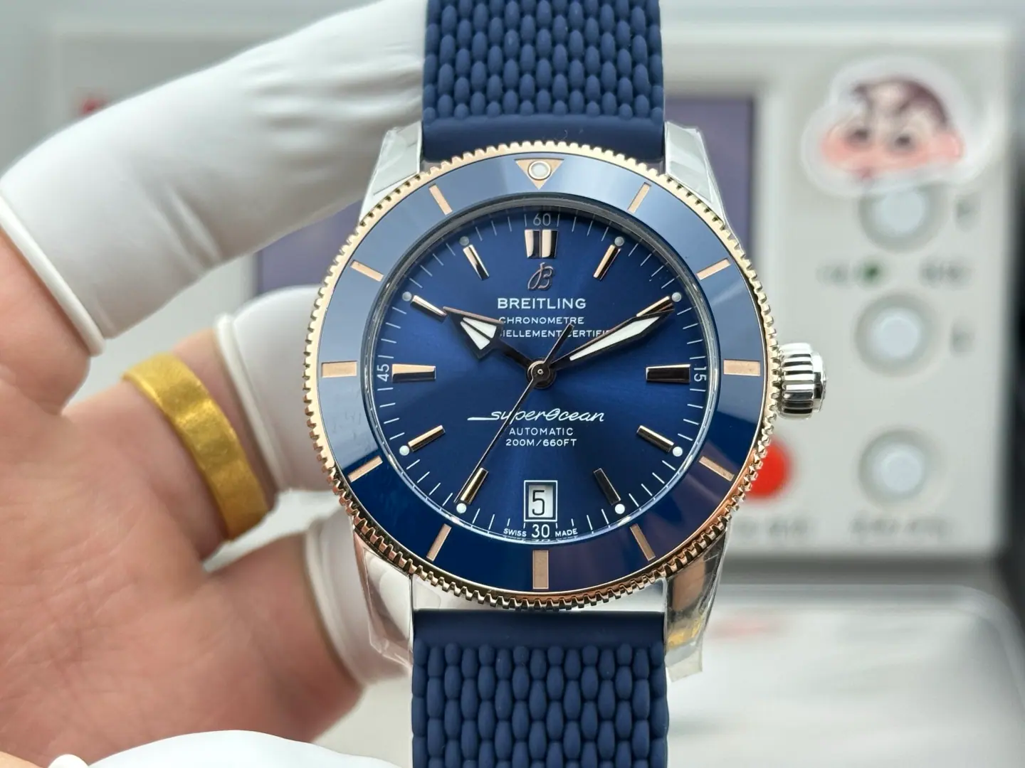 GF l 2824 cal B20 l 42 mm l 百年灵超级海洋文化系列 B31