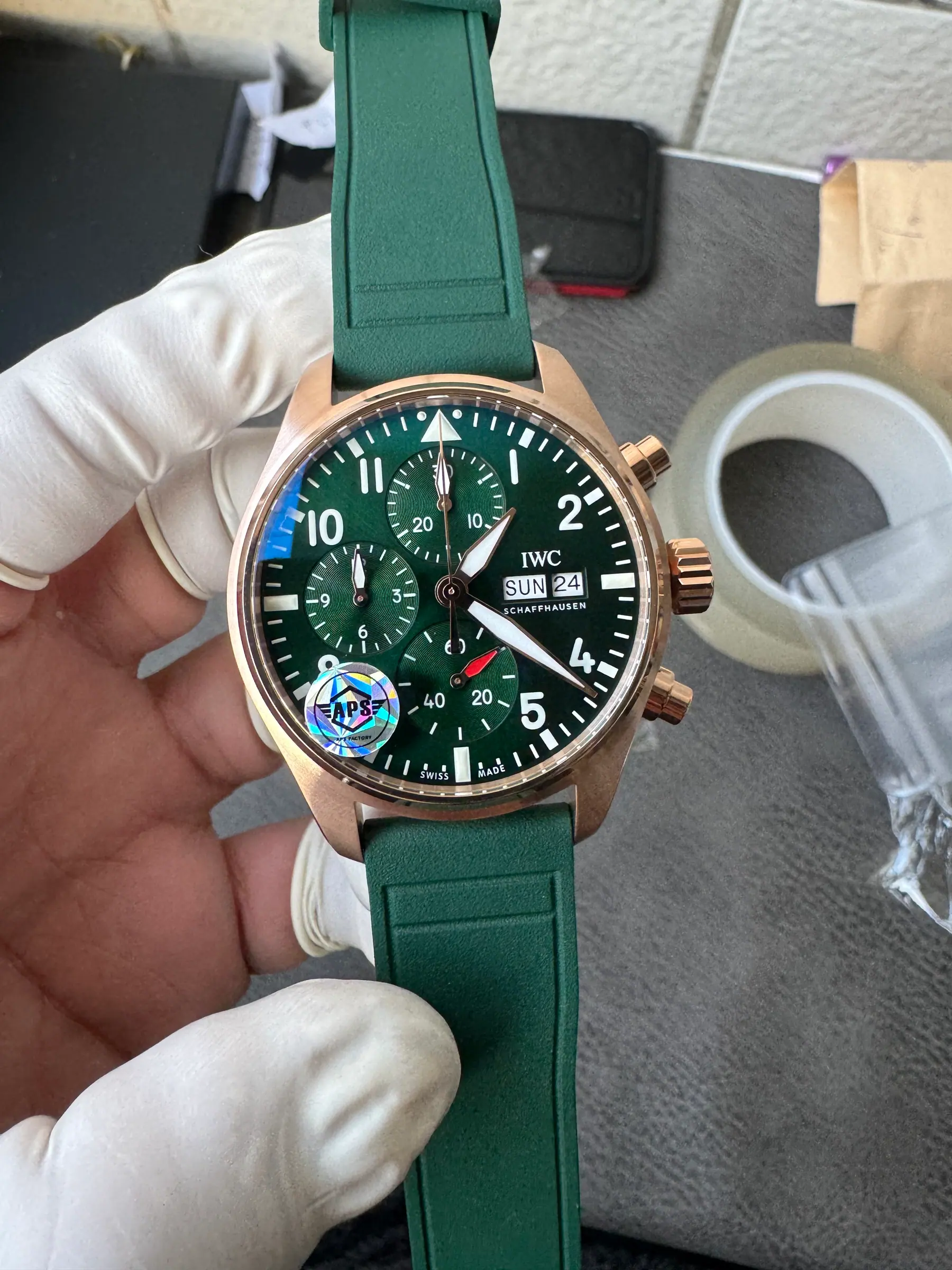 APS | Cal. 69380 | 44.5mm | IWC 飞行员计时腕表 Top Gun IW389105