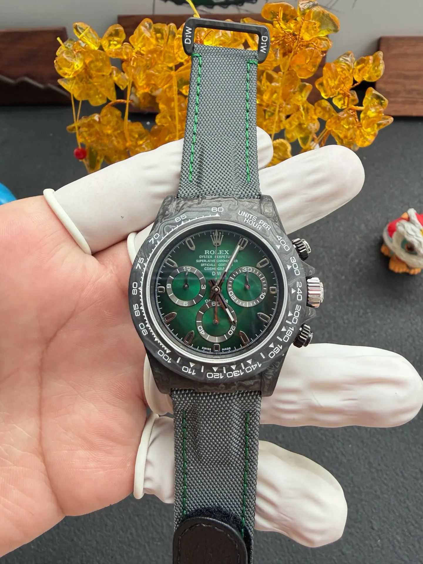 N6 l 4130 l 40mm l 劳力士 DIW 改装碳纤维迪通拿