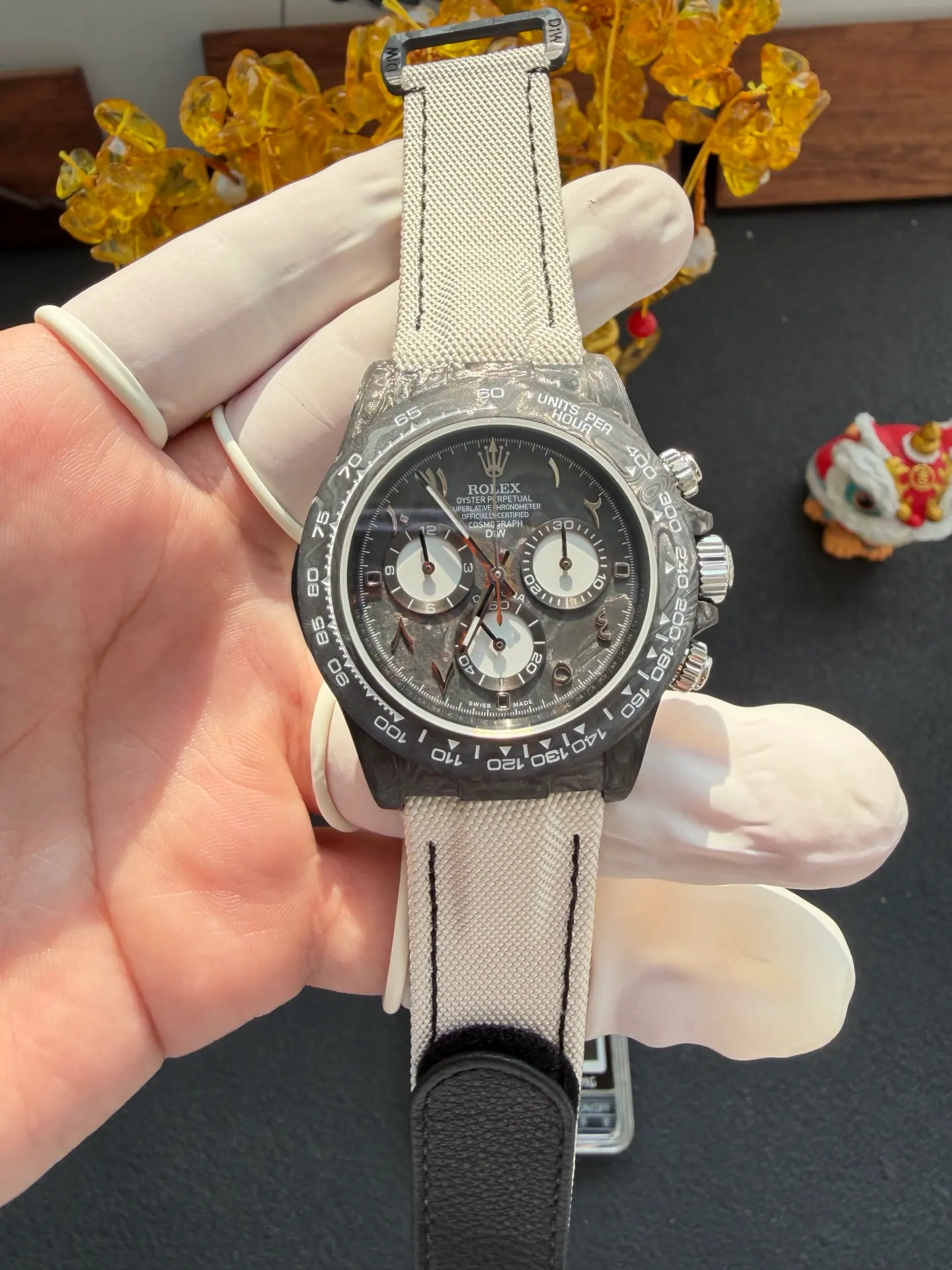N6 l 4130 l 40mm l 劳力士 DIW 改装碳纤维 Daytona