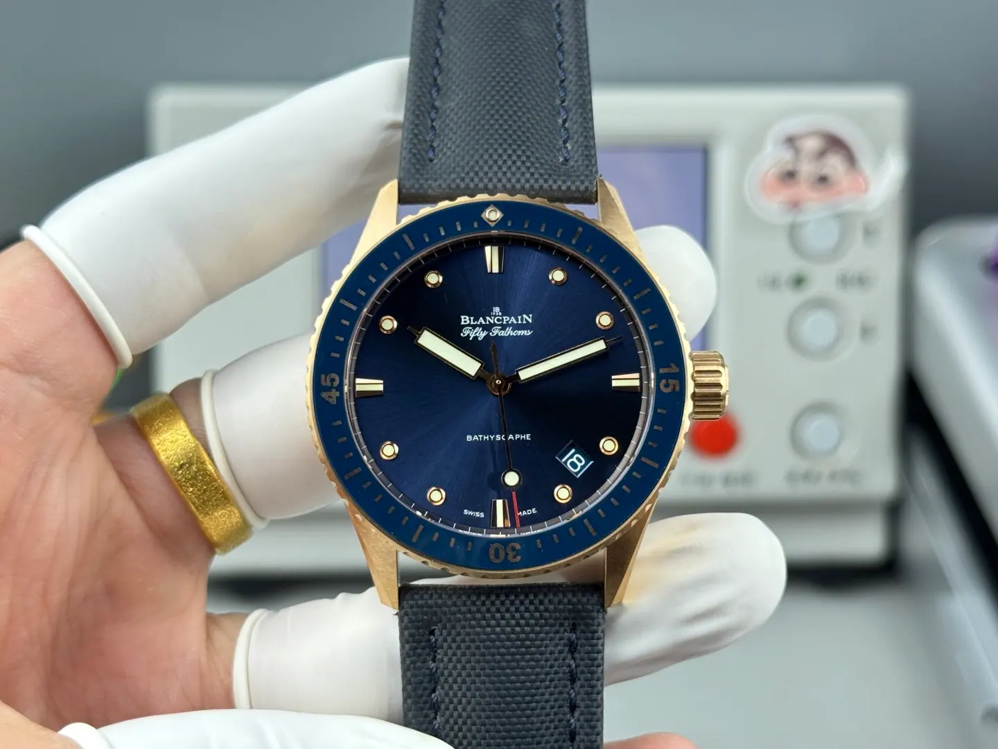 GF l cal 1315 l 43mm l 宝珀手表 Fifty Fathoms Bathyscaphe 5000 0240 O52A