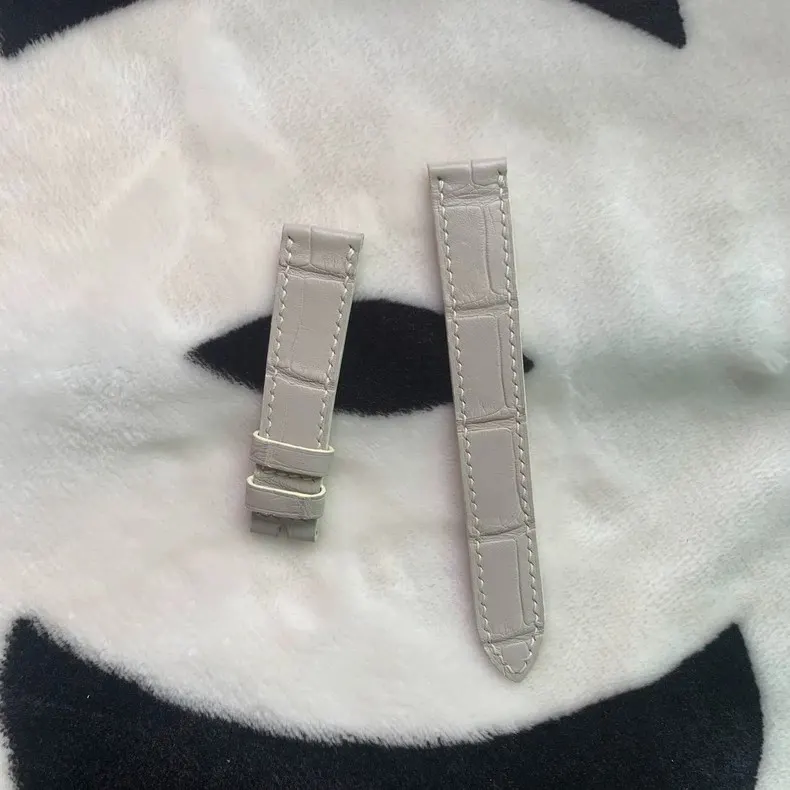 定制 手缝 美洲鳄鱼皮表带