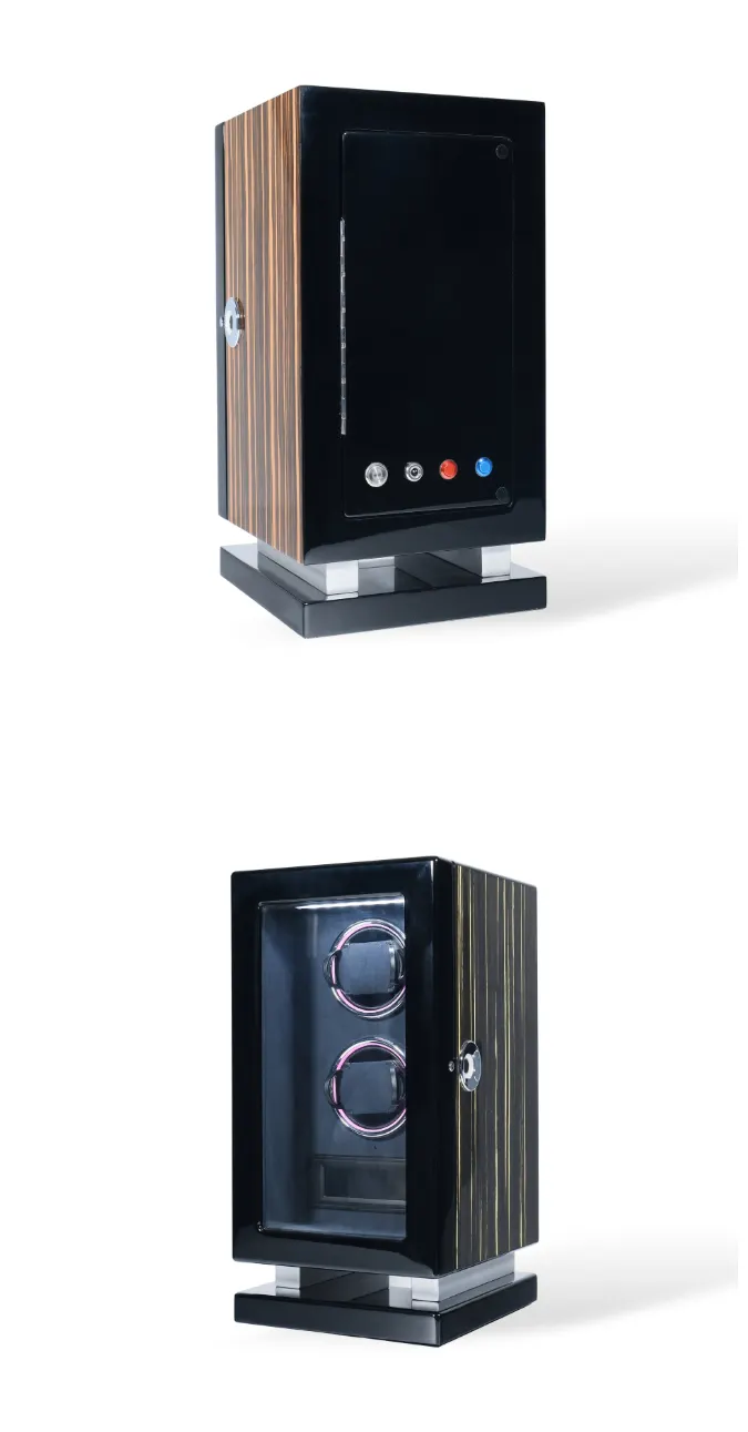 双表位实木摇表器展示柜